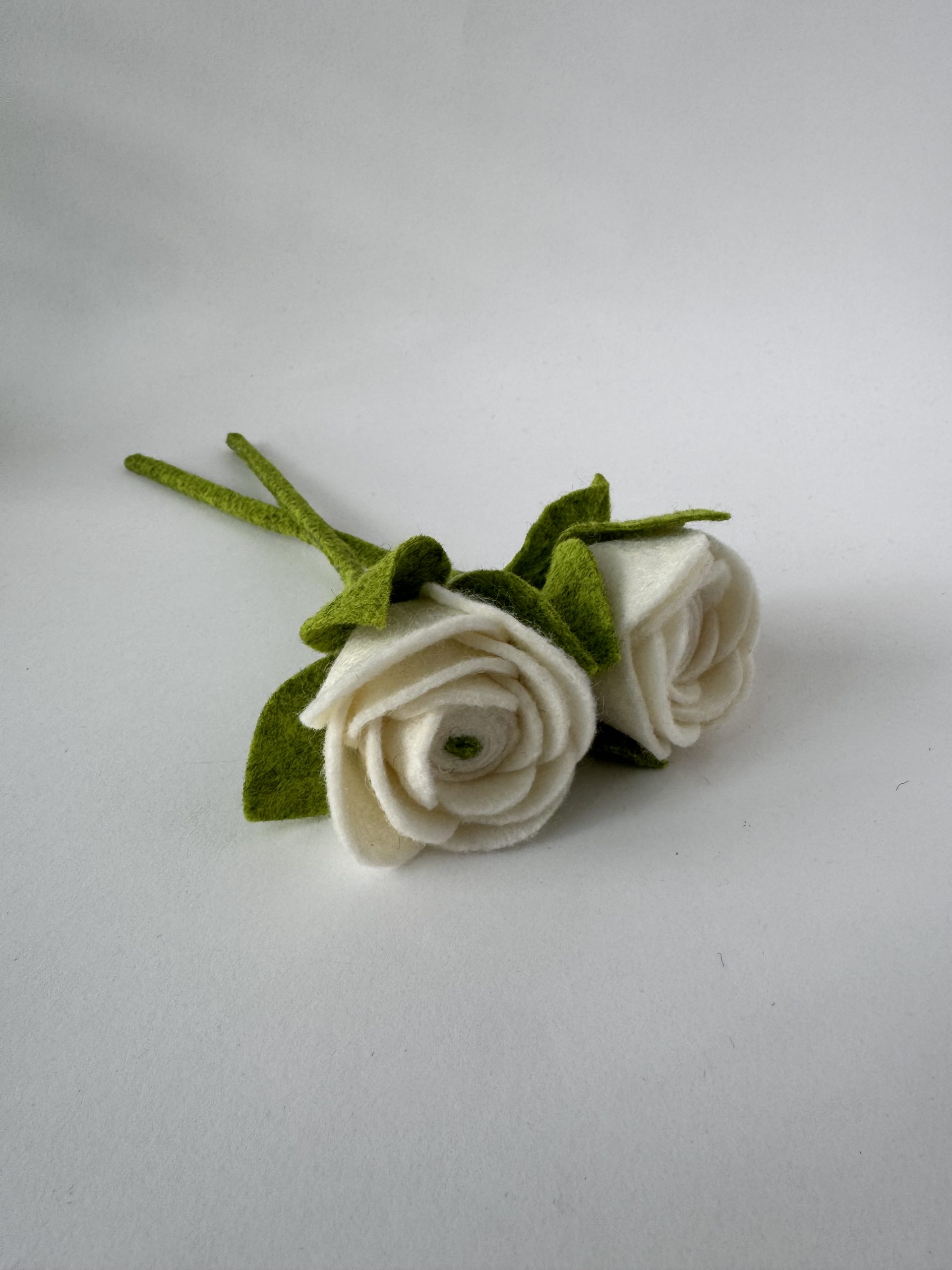 Handmade Felt Rose - 8 colours - Image 37