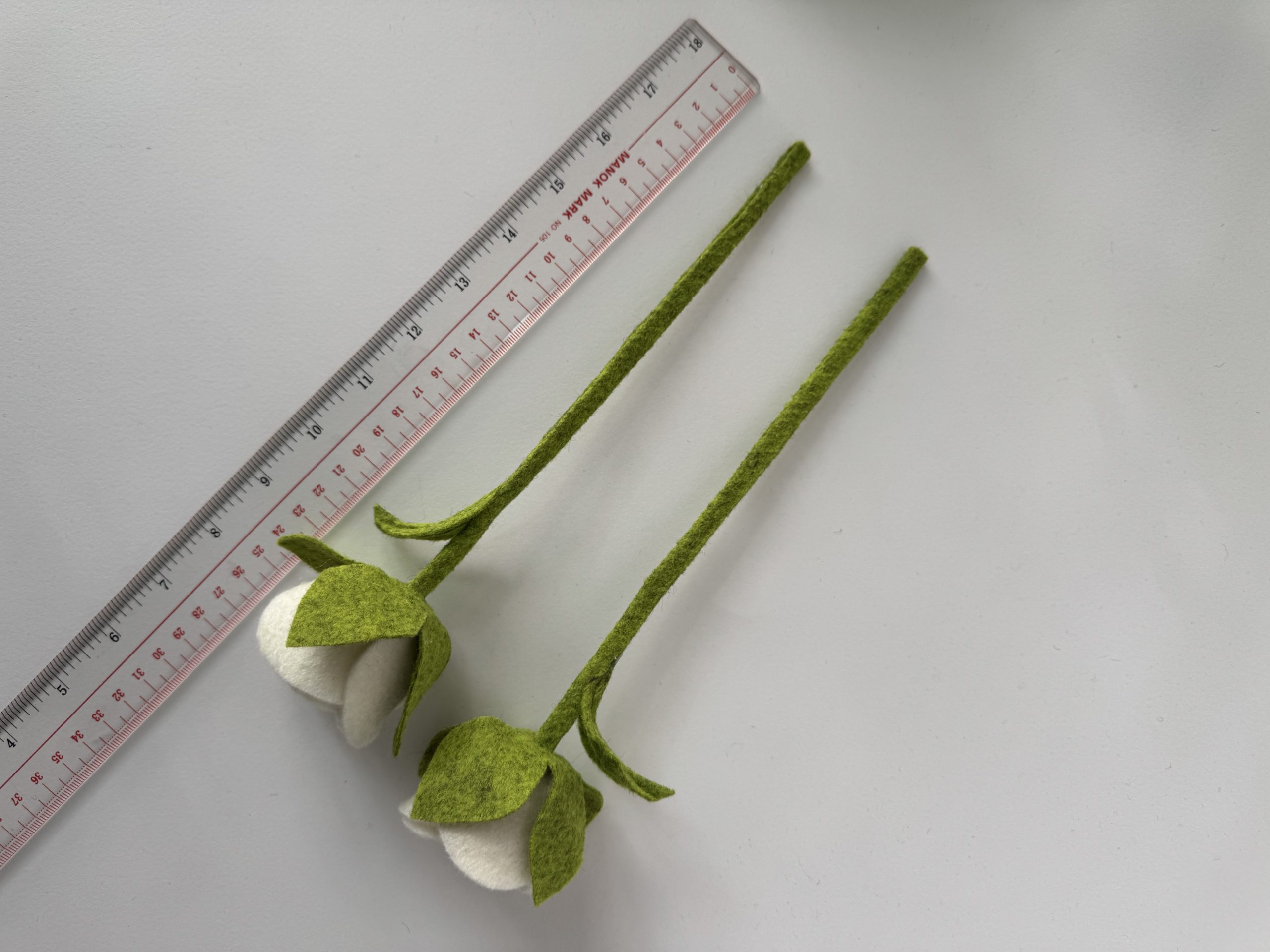 Handmade Felt Rose - 8 colours - Image 38