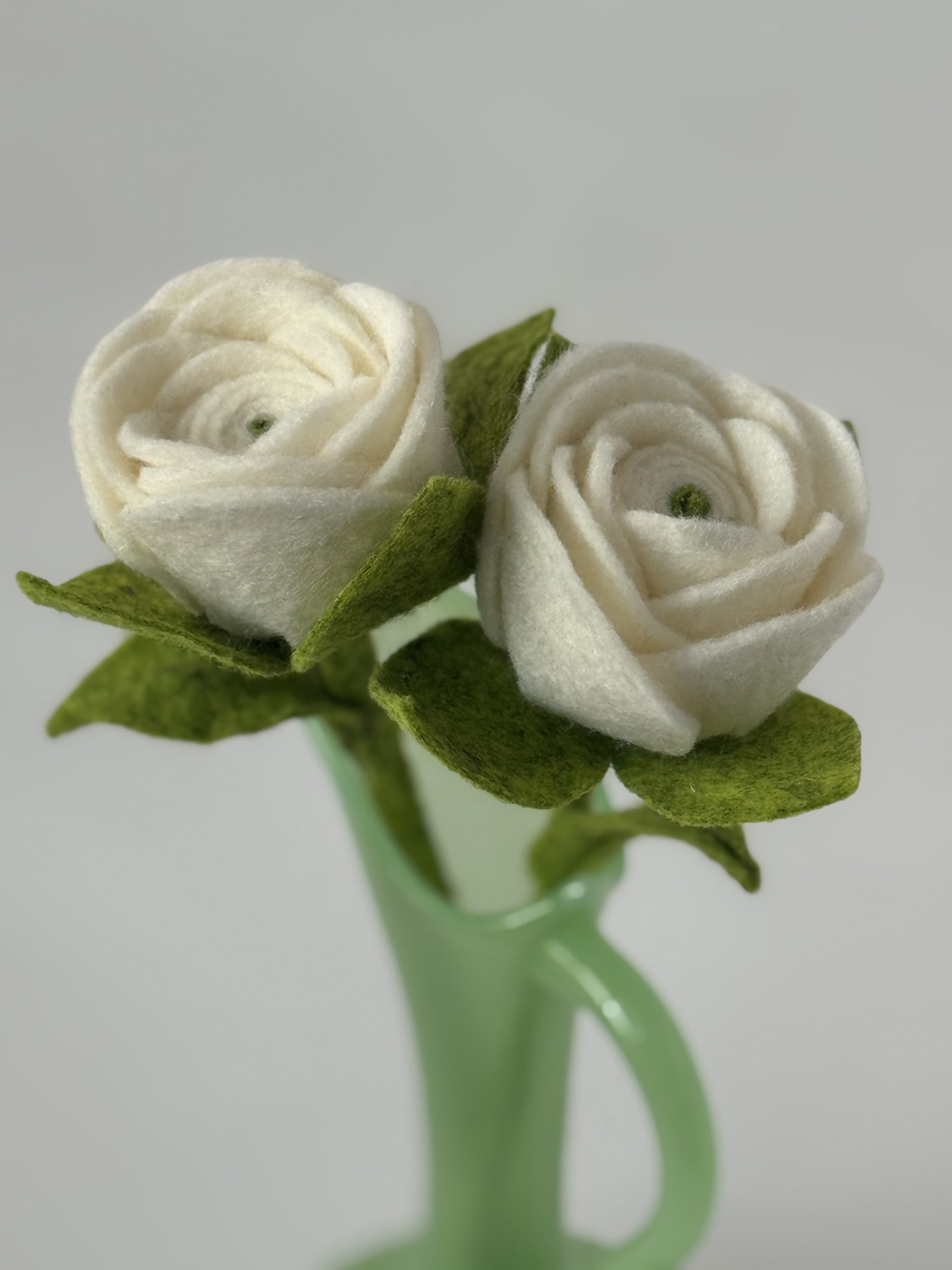 Handmade Felt Rose - 8 colours - Image 41